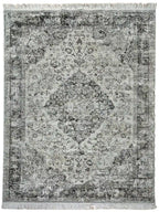 שטיח וינטג' משי 639 06 אפור | SILK