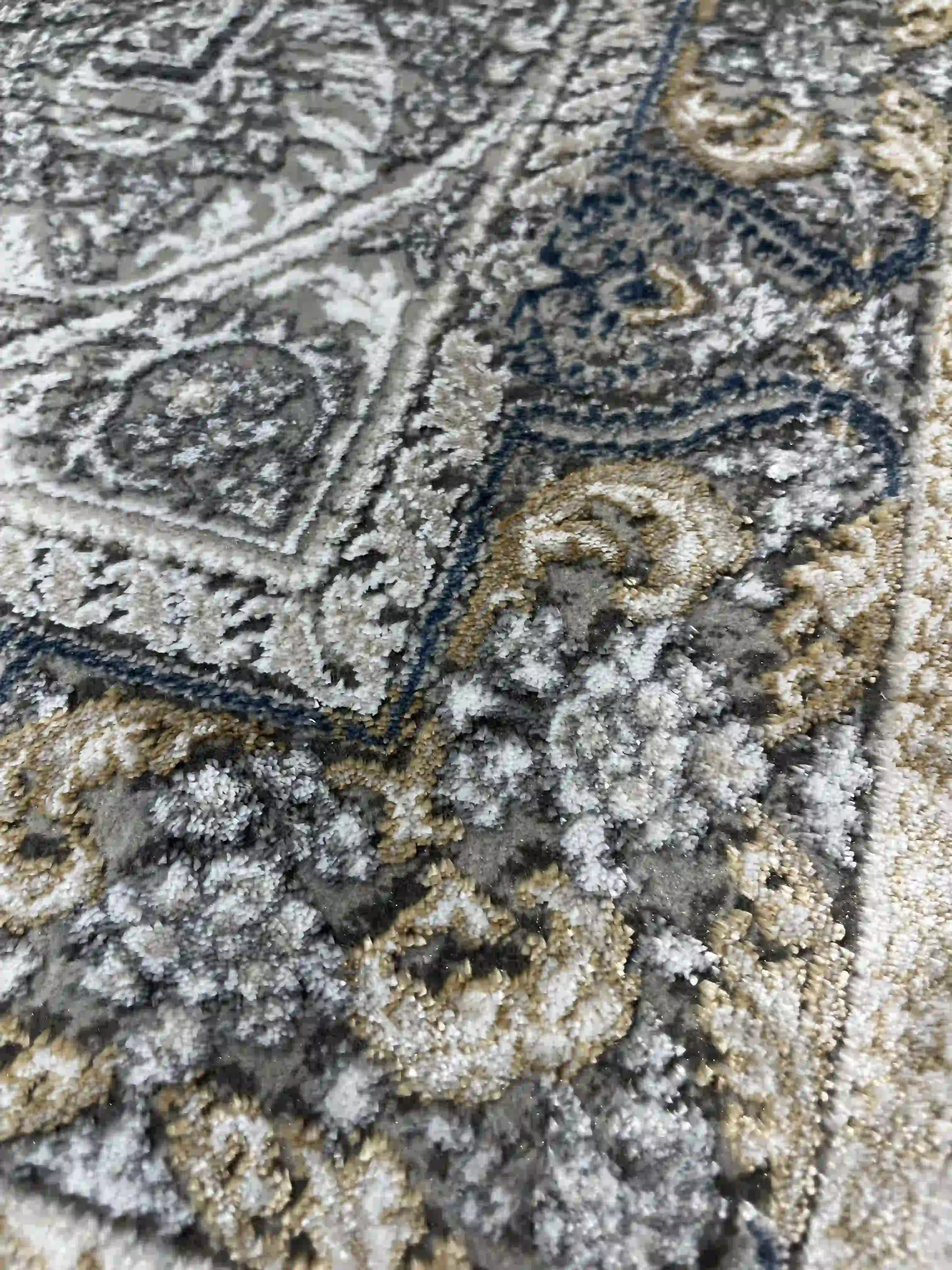 Boutique Carpet 416 01 Grey/Gold/Blue | BOUTIQUE