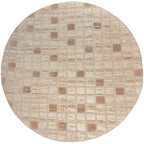 Nordic round rug Serena 317 02 beige | SERENA