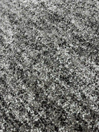 Basic Plain Carpet 456 01 Grey/Black | BASIC