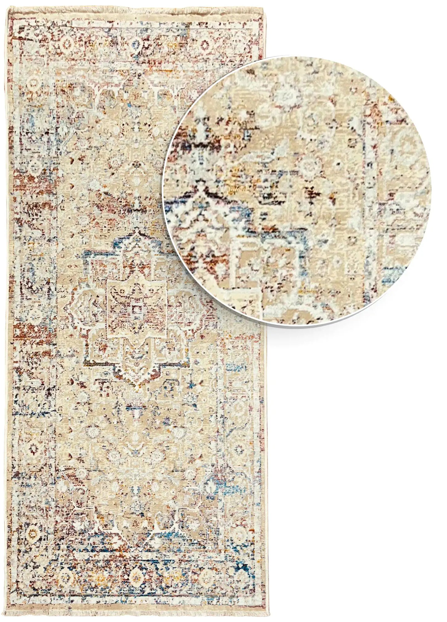 Vintage Madeleine Runner 02 Colorful Rug | MADELEINE