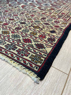 שטיח סומק מיניאטורי סוזני 917 צבעוני 138*92 | SOUMAK