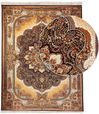 Tehran Carpet 634 Beige/Black | TEHRAN