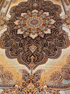 Tehran Carpet 634 Beige/Black | TEHRAN