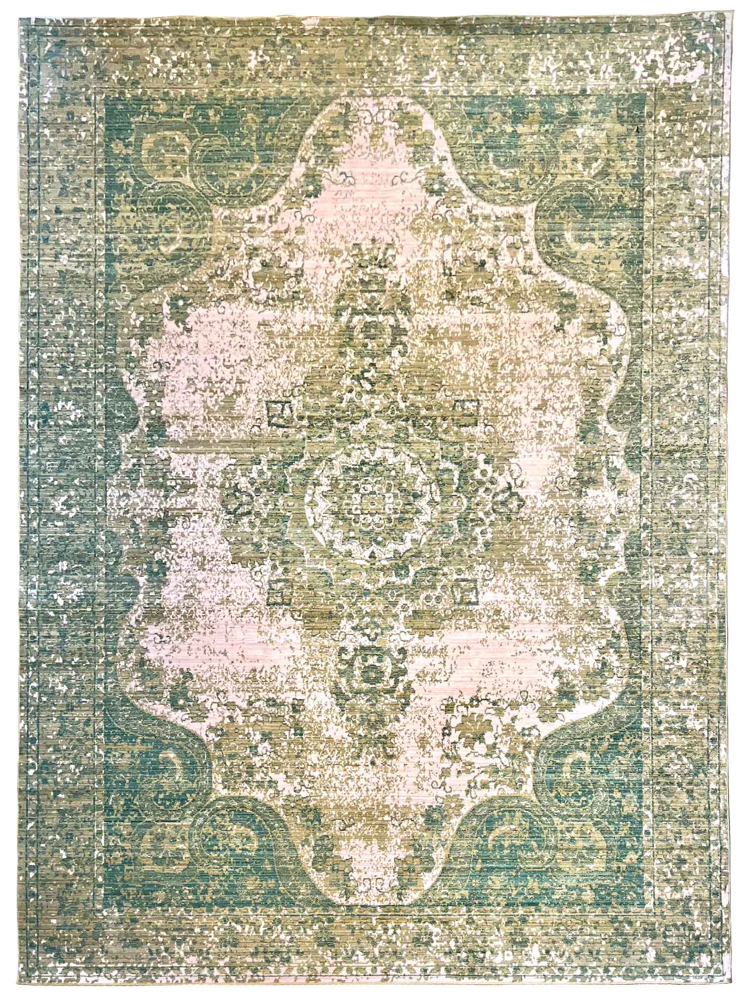 Four Seasons Medallion Rug 442 Green