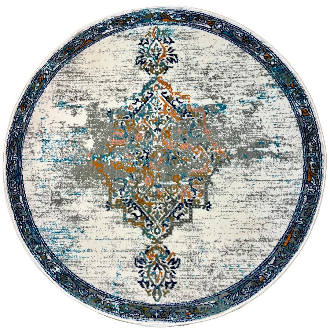 Vintage Round Medallion Rug 226