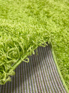 Green shaggy rug 465 | SHAGGY