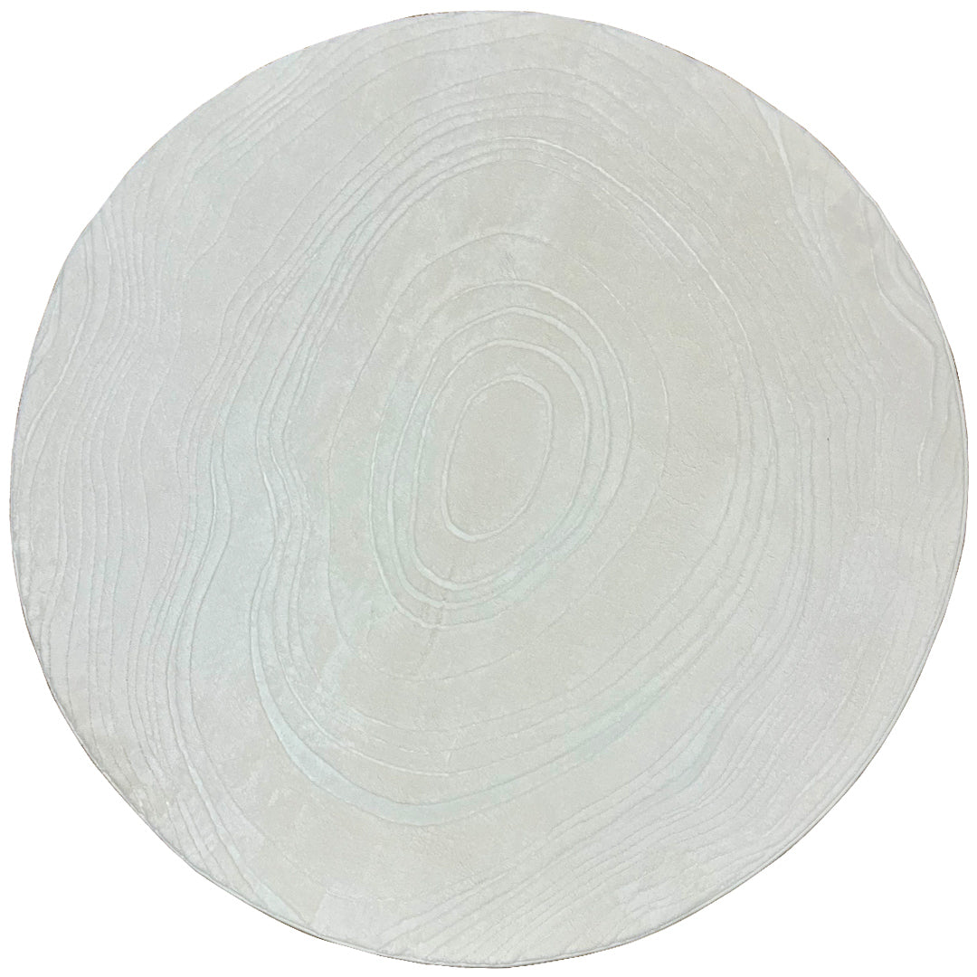 שטיח עגול אלפי 473 לבן | ALFI