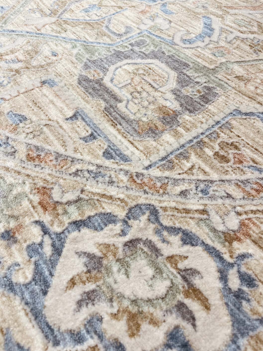 שטיח וינטג' מדלן עגול 401 צבעוני | MADELEINE