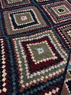 שטיח סילקי קאשן 609 כחול