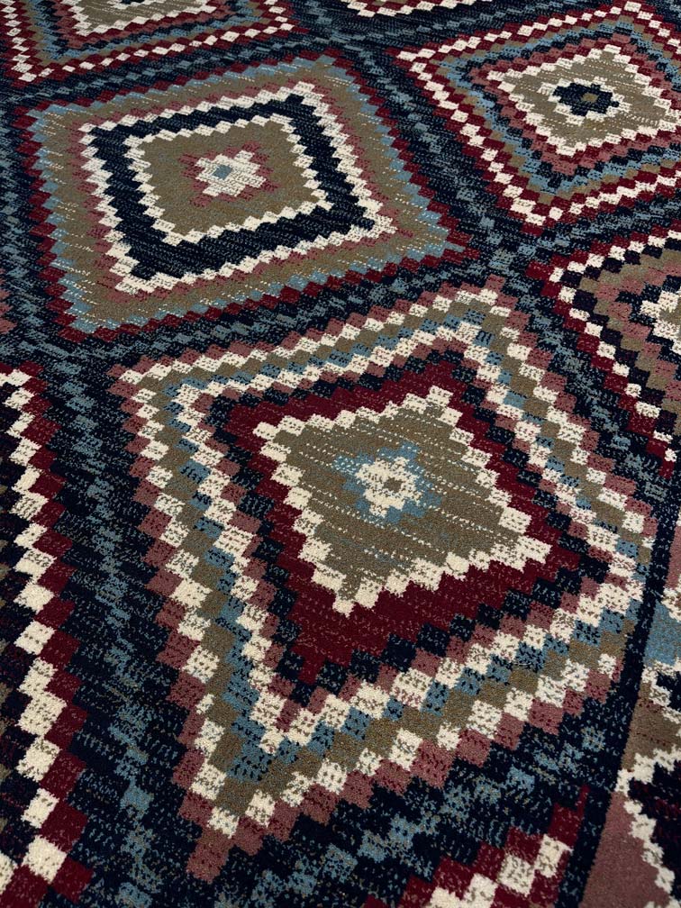 שטיח סילקי קאשן 609 כחול