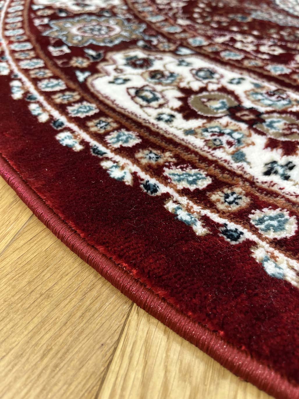 שטיח פלורה עגול 235 אדום | FLORA