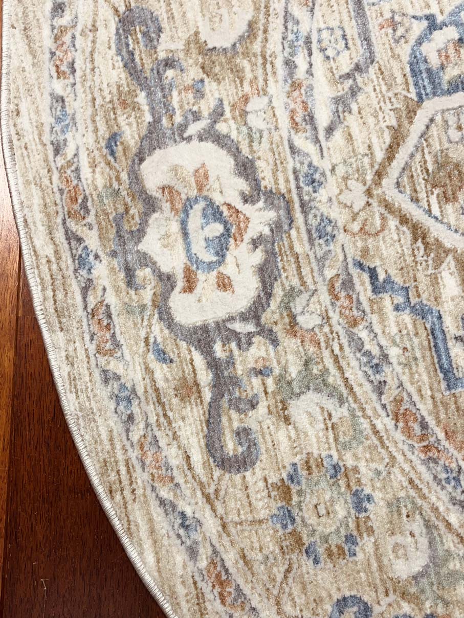 שטיח וינטג' מדלן עגול 401 צבעוני | MADELEINE