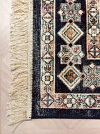 Vintage Silk Carpet 639 07 Blue | SILK