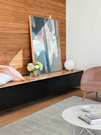 Looped rug 308 white/light gray | CREATION