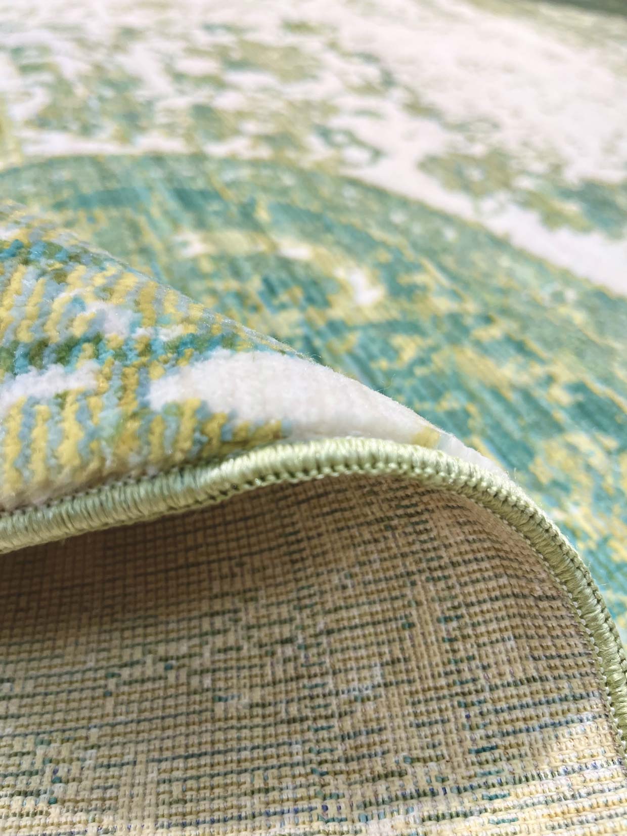 Four Seasons Medallion Rug 442 Green