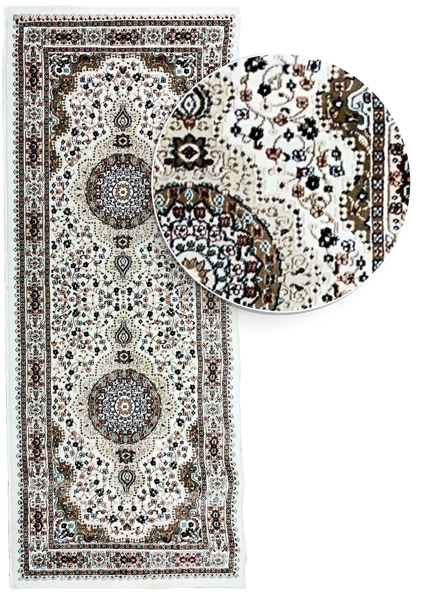 שטיח פלורה ראנר 557 קרם | FLORA