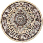 שטיח פלורה עגול 234 בז' | FLORA