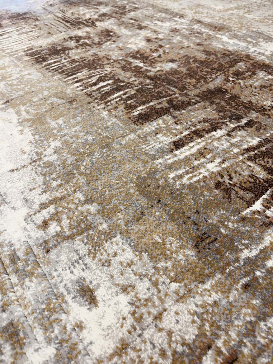 Brussels carpet beige/red 865 | BRUSSEL