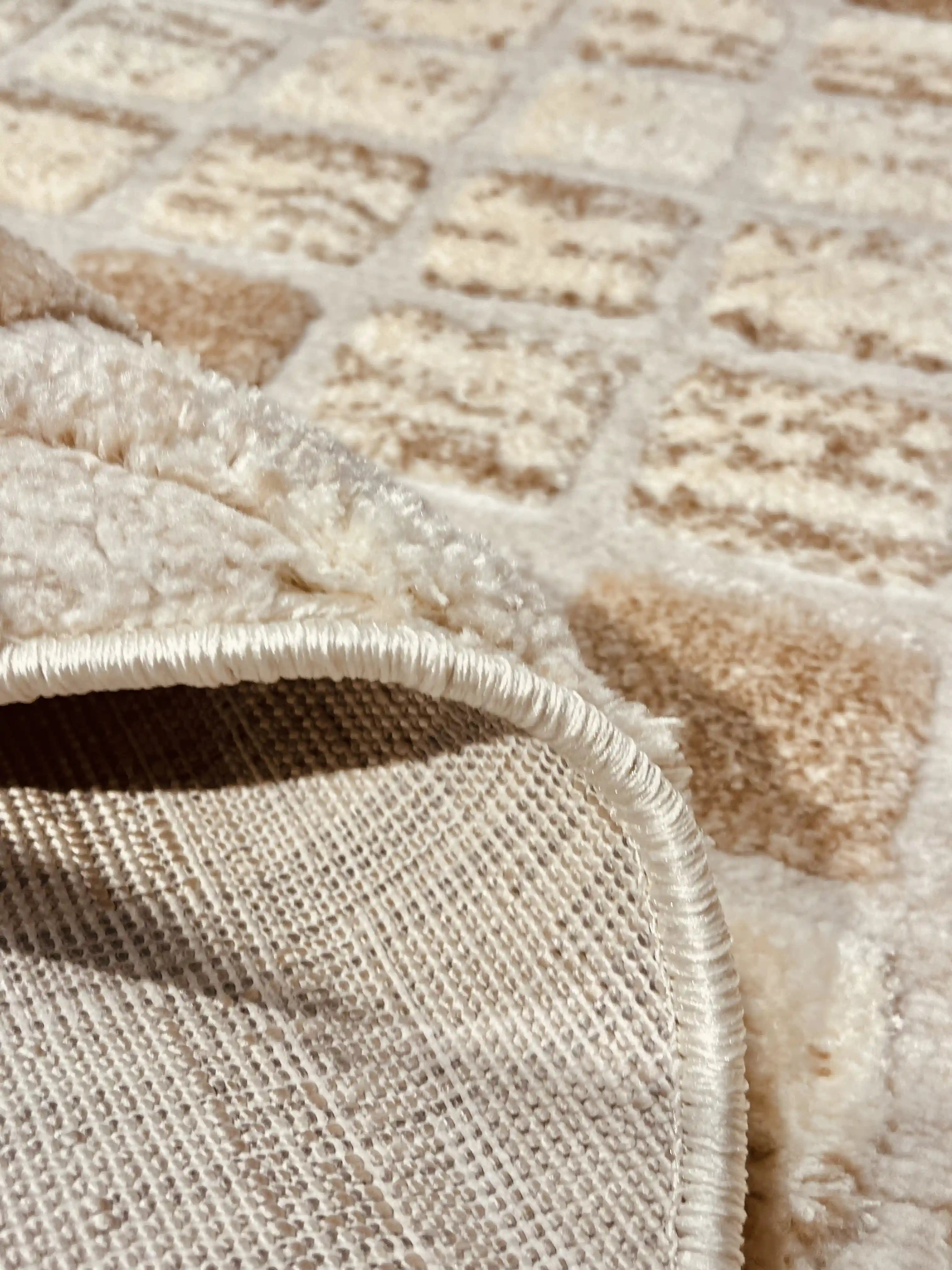 Nordic round rug Serena 317 02 beige | SERENA