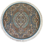 Tehran Round Carpet 631 Light Blue | TEHRAN