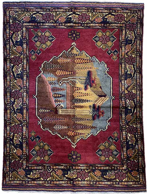 שטיח סומק אפשר 901 צבעוני 180*124 | SOUMAK