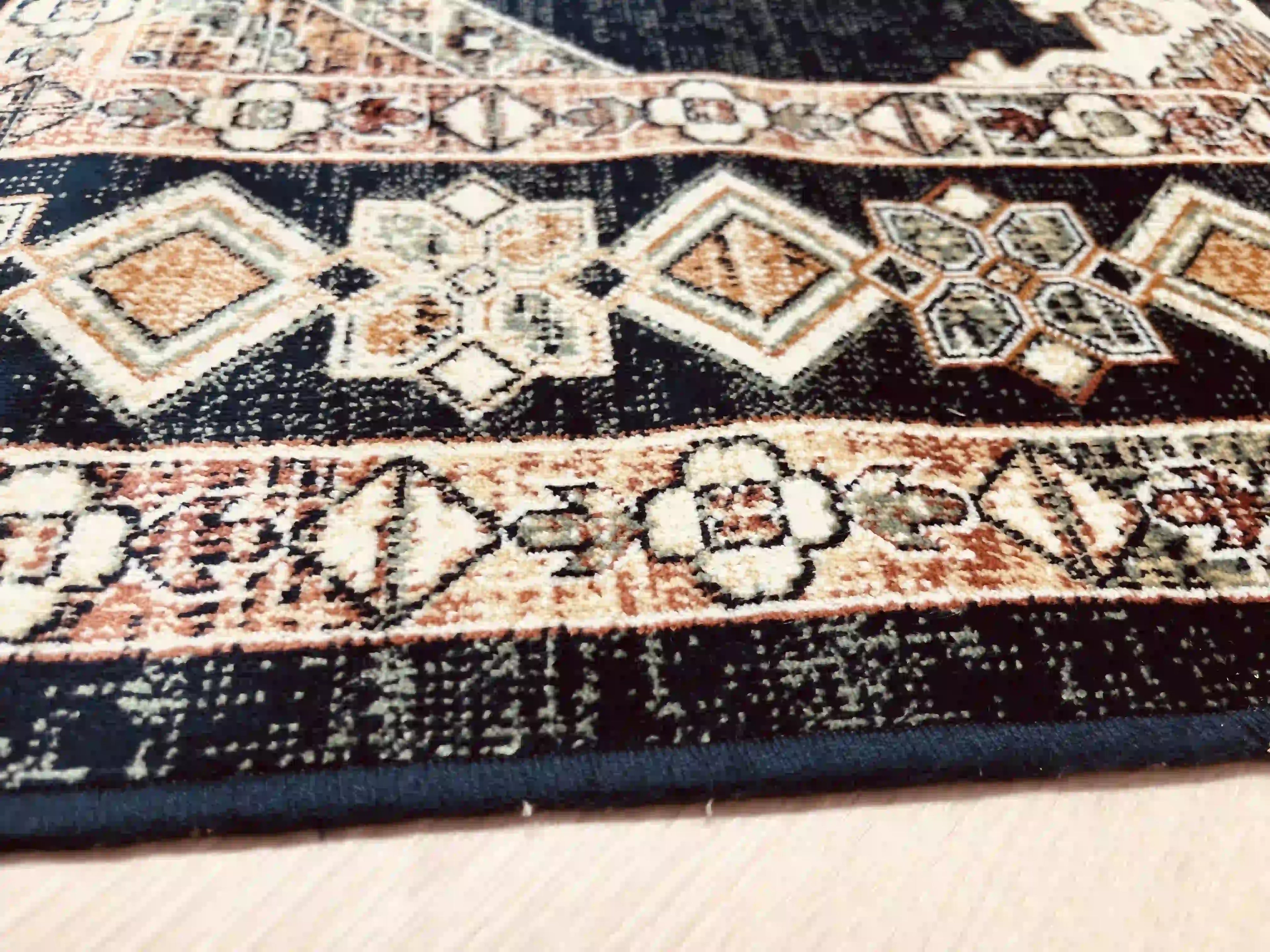 Vintage Silk Carpet 639 07 Blue | SILK