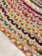 שטיח יוטה צבעוני עגול 304