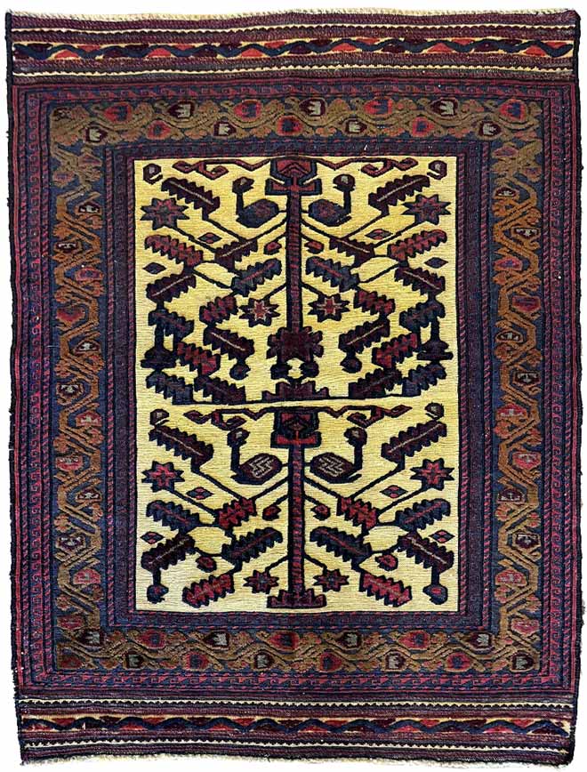 שטיח סומק אפשר 920 צבעוני 138*90 | SOUMAK