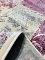 CRANBERRY Colorful Runner Rug 434