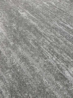 Soft 467 gray rug with fringes | SOFT