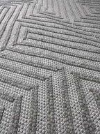 שטיח לולאות לופס 340 אפור | LOOPS