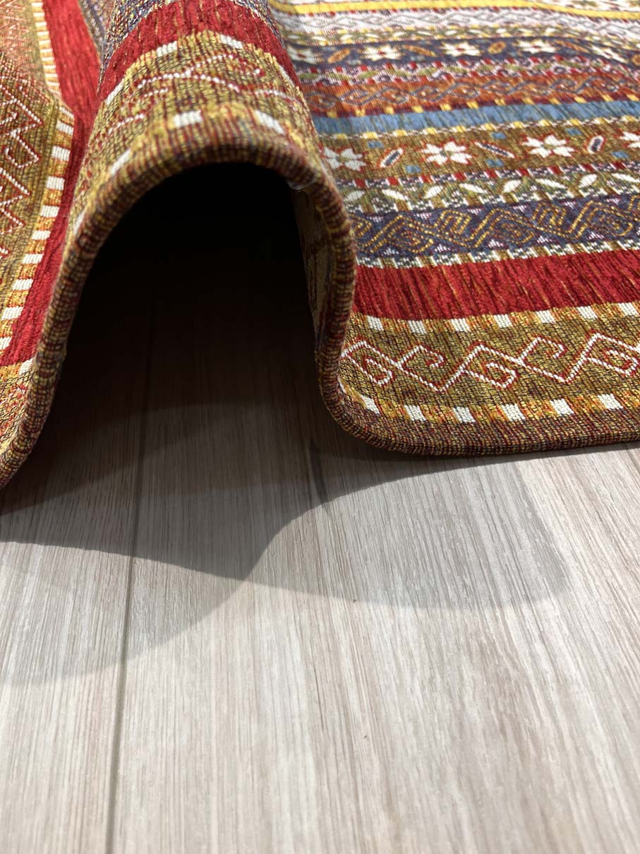 RUBI 558 red/multicolored carpet | RUBI