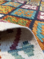 Kilim carpet 664 colorful 201*158 | KILIM