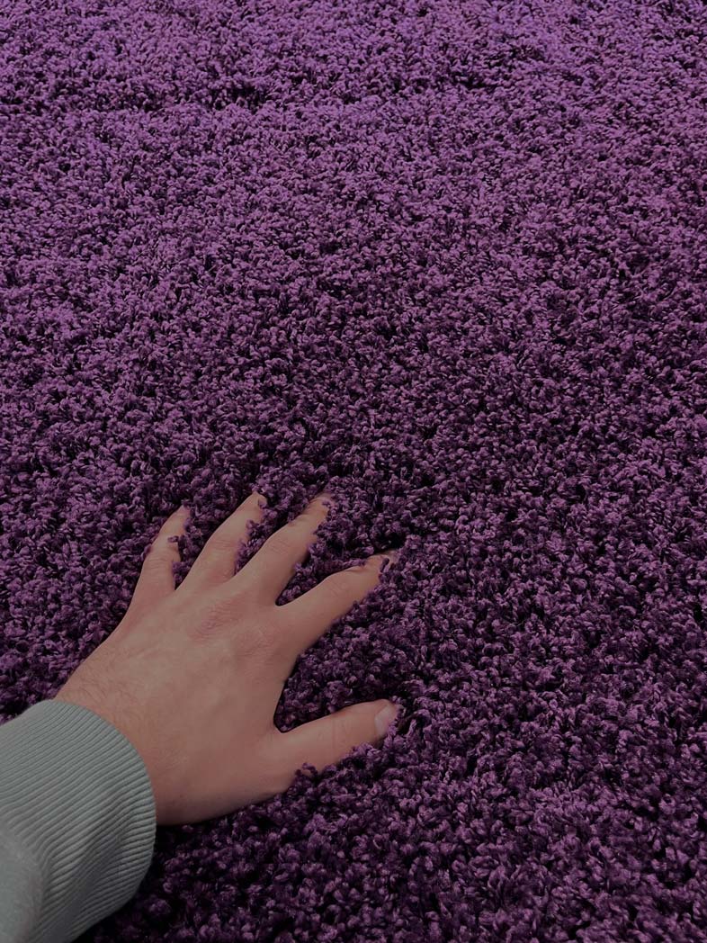 Purple shaggy rug 465 | SHAGGY