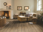 Impressive Laminate Flooring, Grey Brown, Scraped Oak 1850 Quick Step Impressive