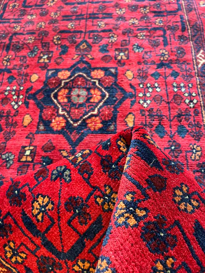 שטיח ראנר אפגני ארסרי 912 אדום 294*85 | AFGHAN