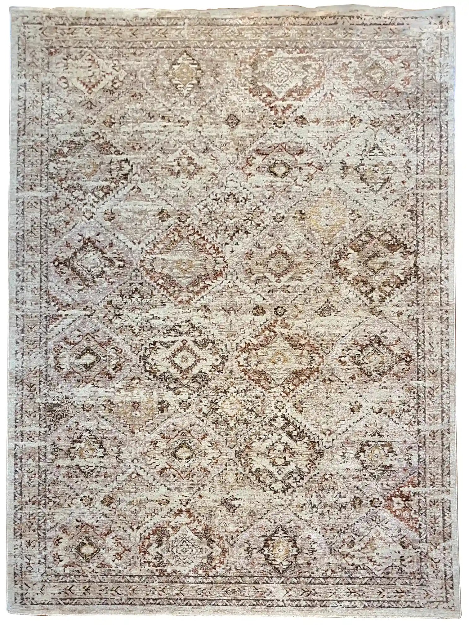 Vintage Alfonso 407 colorful rug | ALFENSO