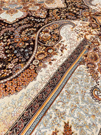 Tehran Carpet 634 Beige/Black | TEHRAN
