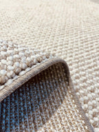 Natural loop pile carpet beige-bleached/white 282 CREATION