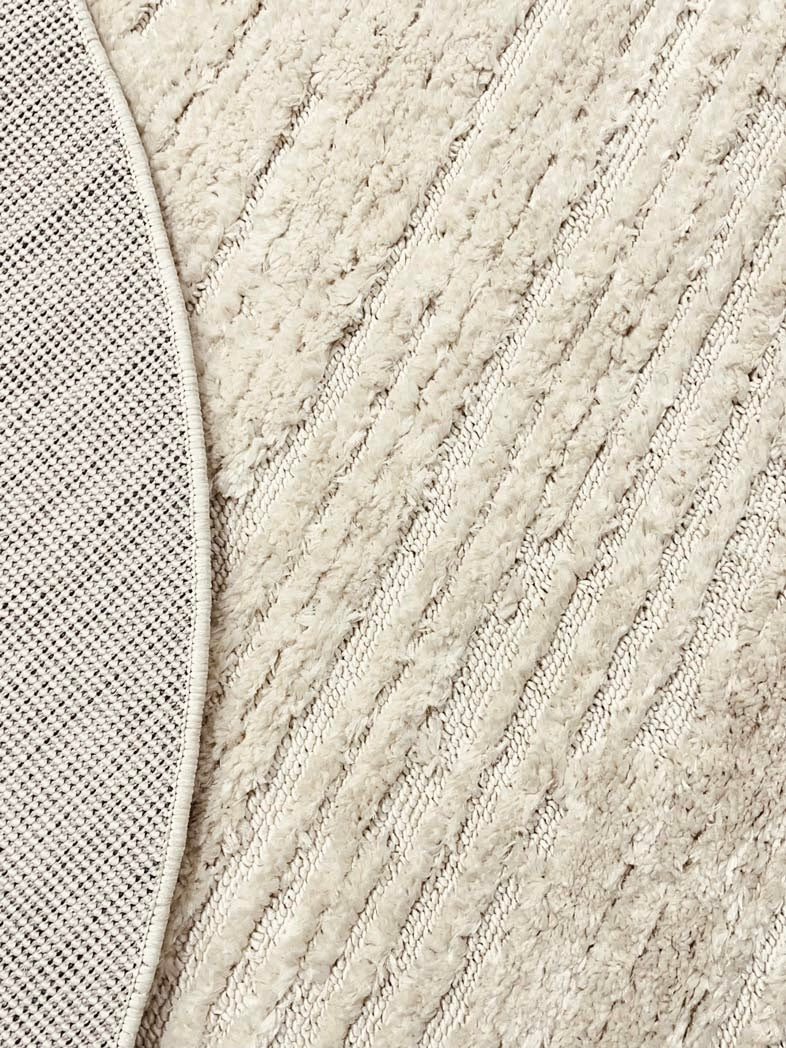 Soft Round Carpet 221 Cream | SOFT