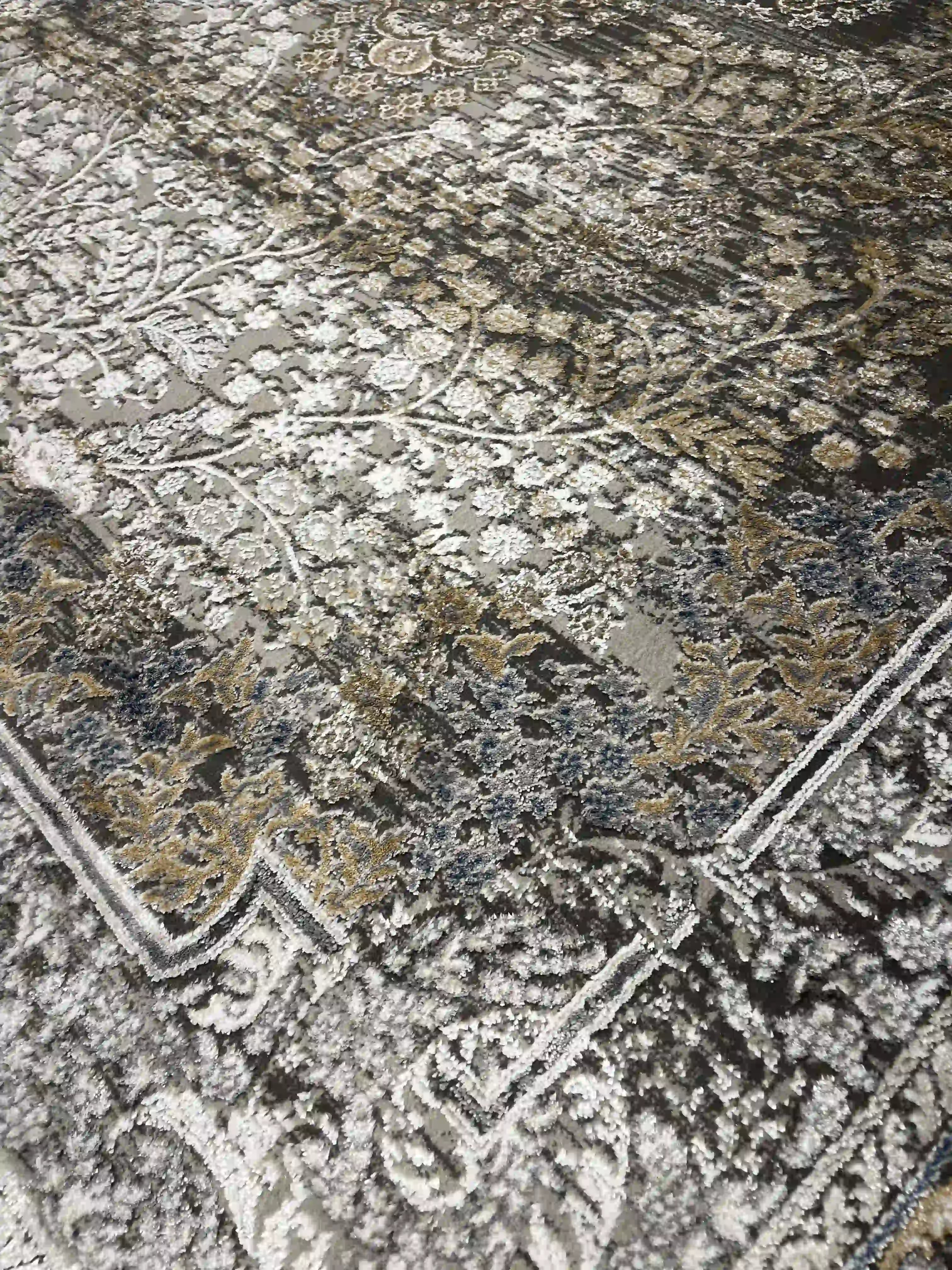 Boutique Carpet 416 01 Grey/Gold/Blue | BOUTIQUE