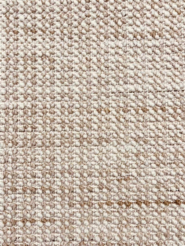 NATURAL loop pile carpet, natural beige/white 284