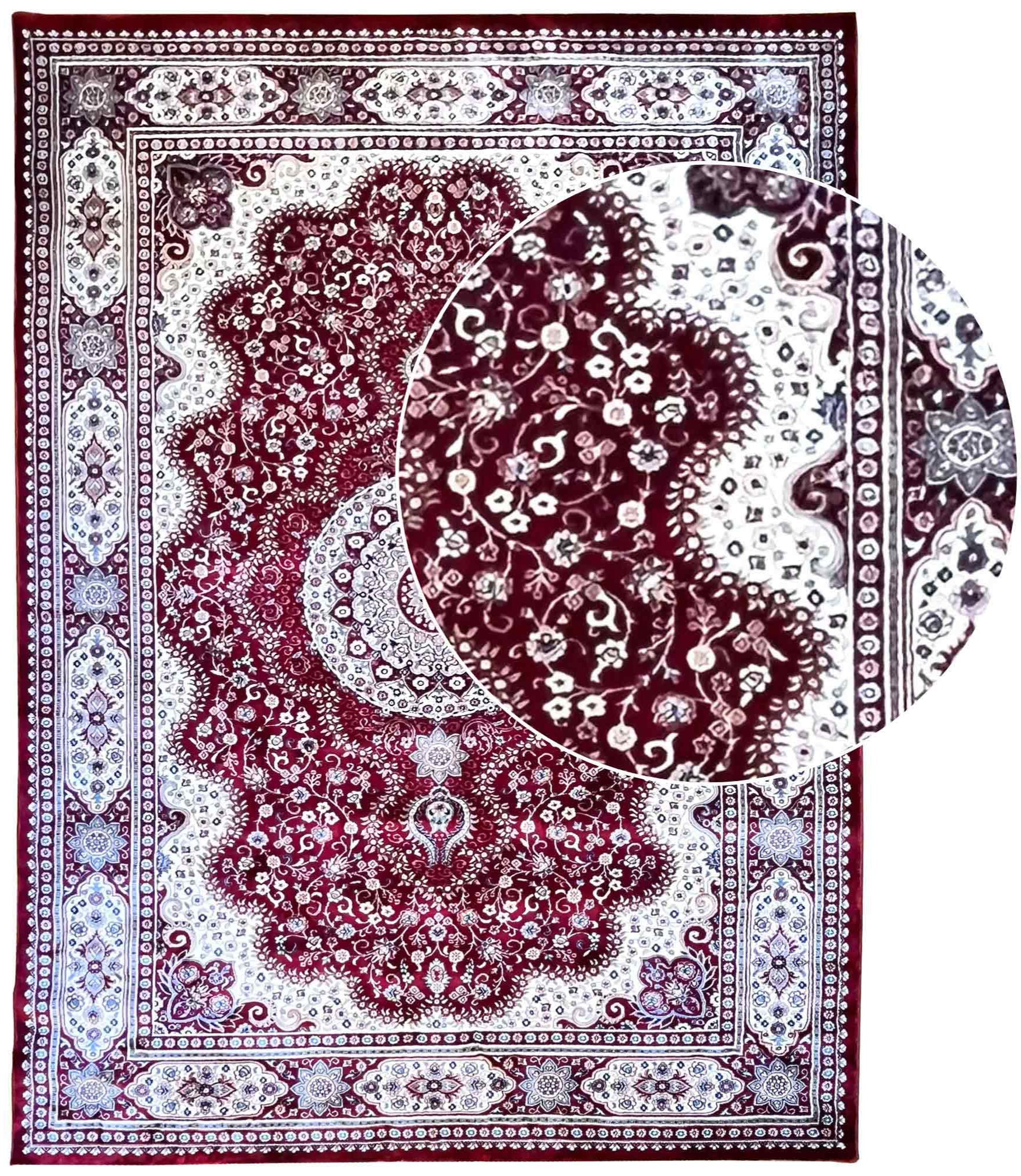 שטיח פלורה 557 אדום | FLORA