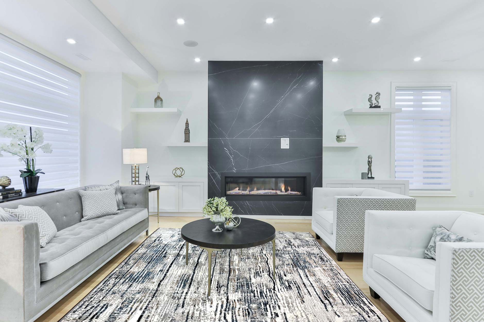 Carpet FLORENCE blue/cream/brown 141