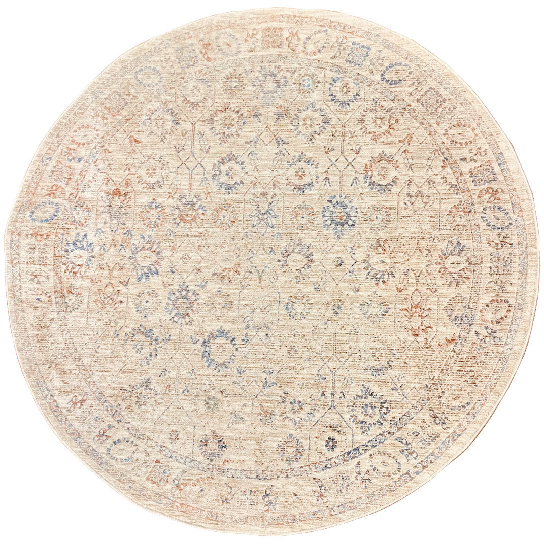 שטיח וינטג' מדלן עגול 415 צבעוני | MADELEINE