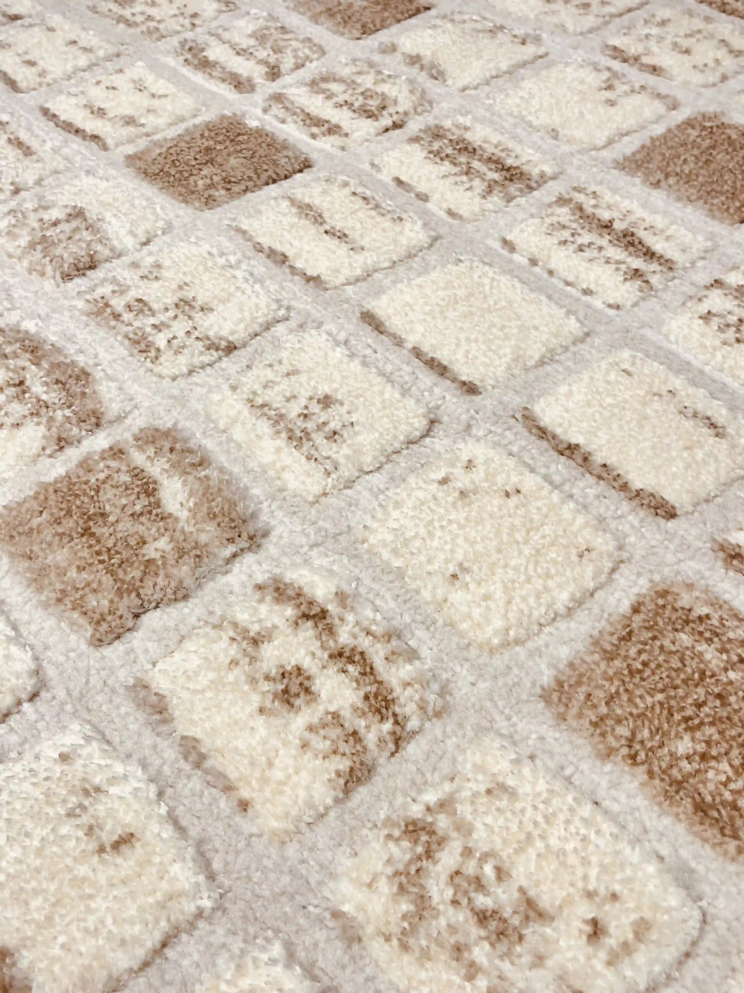 Nordic round rug Serena 317 02 beige | SERENA