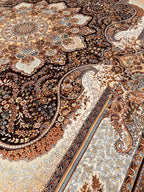 Tehran Carpet 634 Beige/Black | TEHRAN