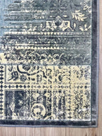 שטיח וינטג' סקיי 444 אפור/תכלת | SKY