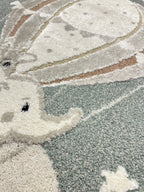 Children's Round Carpet Balloon Blooming 30 03 Colorful | KIDS